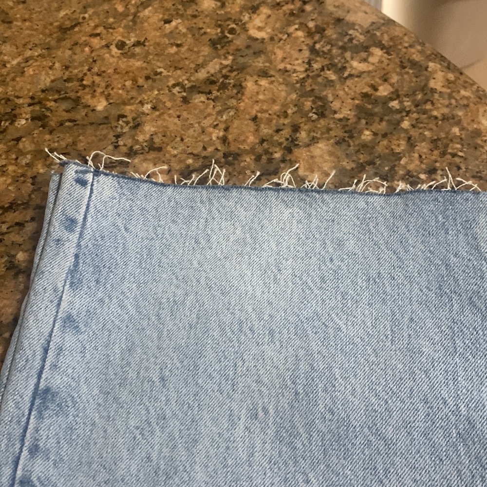 Zara Light Blue Flare & Wide Leg Jeans - Picture 3 of 7